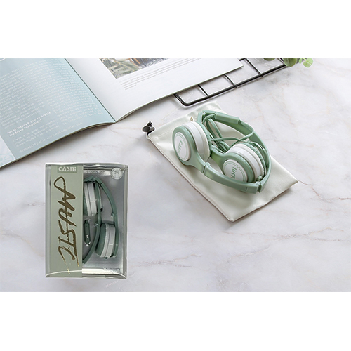 Mini Bass Wired Headphones With Music Headset Case Bag | headphone | 3.5 mm | CASNI CS-28(Code:90)