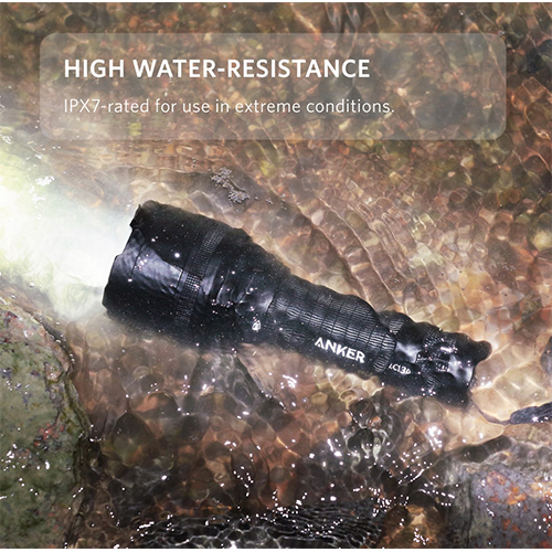 Anker - LC130 Rechargeable Flashlight - Black (Code:237)