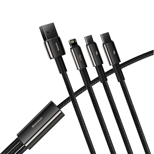 Baseus Cable - 3 in 1 Multifunctional USB to Micro / Type C / Lightning