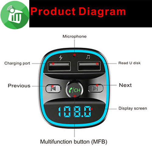 ايرلدوم مشغل mp3  مخرج USB مزدوج  Model-M31(كود:53)