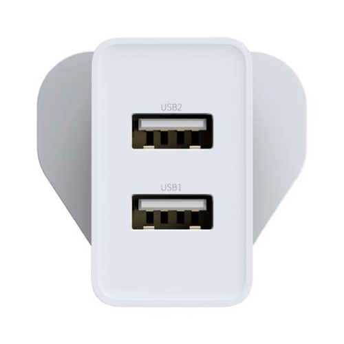 شاحن من بيسوس 2 USB مزدوج - 10.5W  تصميم خفيف الوزن ومحمول (كود :37)