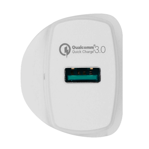 شاحن سريع QC 3.0 شاحن بمنفذ واحد 18 وات من موماكس (UM1QUKW) - أبيض(كود:135)