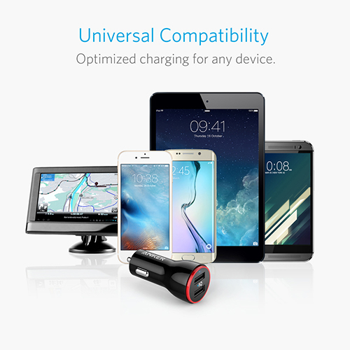 Anker PowerDrive 2 24W Car Charger - Black (code: 172)