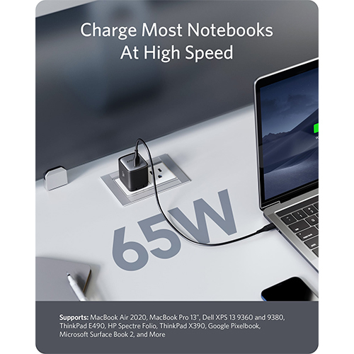 Anker Nano II 65W USB-C Charger - Black (Code:204)