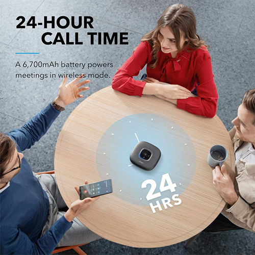 Anker PowerConv Bluetooth Speaker With 6 Microphones - Black (Code:236)