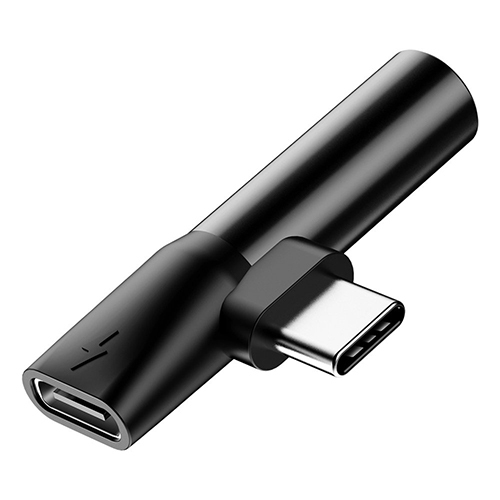 Baseus Adapter Connector 3.5mm Headphone Jack and Type C Port Model (CATL41-01) (Code:259)