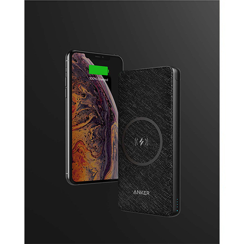 Anker PowerCore 3Sense 10000mAh Power Bank 18W PD with 10W Wireless Charging - Black (Code: 188)
