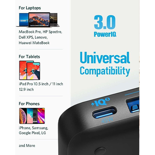 Anker PowerPort 65W 4-Port Desk Charger (Code: 191)