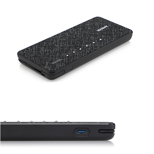 انكر - بطارية إحتياطية باور كور + ميترو بلس سعة 10,000mAh مع كابل USB-C مدمج - أسود (كود:229)