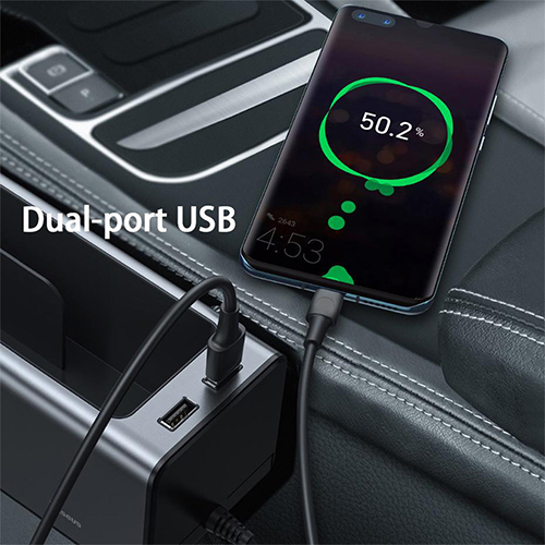 Baseus Box - Organizer and Stylish Multi-Use Car with 2 USB (Code:255)