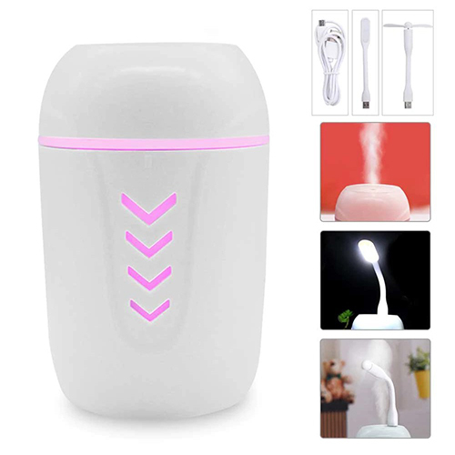 Air Humidifier for Car, Home and Office with USB LED Light (Code:77)