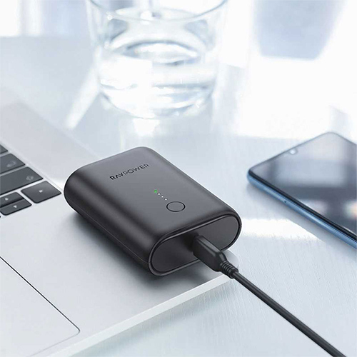 RAVPower MFi Power Bank 10000 mAh Dual USB 18 Watts - Black (Code:146)