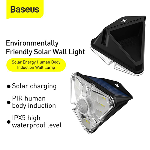 Baseus Solar Wall Lamp (4 Pieces) (Code: 198)