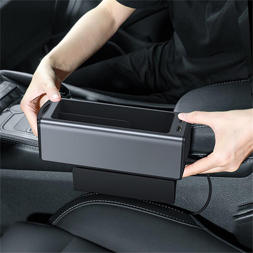 Baseus Box - Organizer and Stylish Multi-Use Car with 2 USB (Code:255)