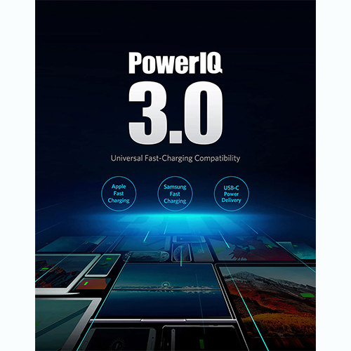 أنكر - شاحن PowerPort III Duo بقوة 40 واط - أبيض (كود :165)