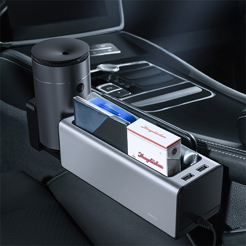 Baseus Box - Organizer and Stylish Multi-Use Car with 2 USB (Code:255)