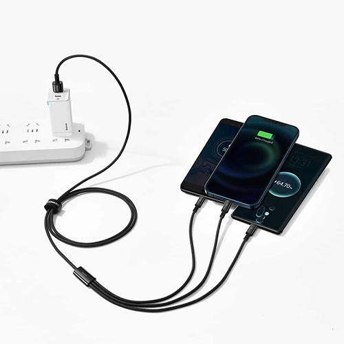 Baseus Cable - 3 in 1 Multifunctional USB to Micro / Type C / Lightning