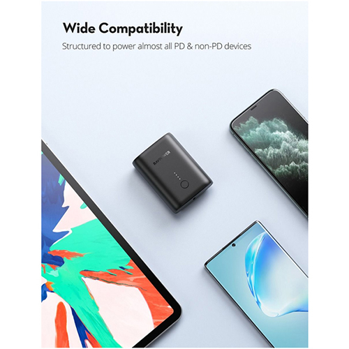 RAV Power - 10000 mAh Backup Battery with PD and QC Port for Fast Charging (Code:144)