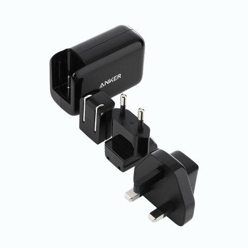 Anker 65W PowerPort 3 Pod Wall Charger - Black (Code: 169)
