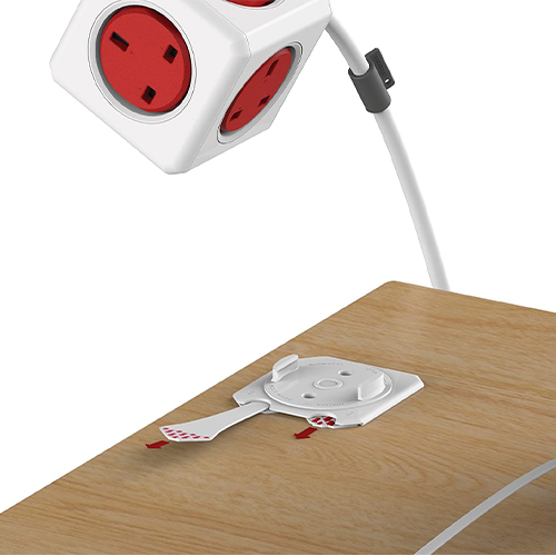 الوكاكوك - موزع كهربائي 4 منافذ توزيع للطاقة +2 USB مع كيبل 1.5متر(كود:134)