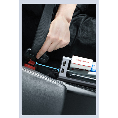 Baseus Box - Organizer and Stylish Multi-Use Car with 2 USB (Code:255)