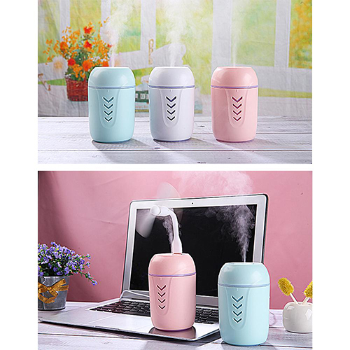 Air Humidifier for Car, Home and Office with USB LED Light (Code:77)