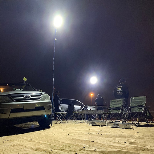 مصباح LED بعصا طويل متعدد الاستخدامات 500واط (كود:224)
