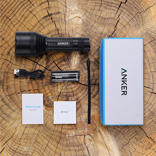 Anker - LC130 Rechargeable Flashlight - Black (Code:237)