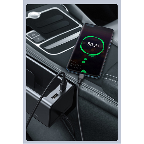 Baseus Box - Organizer and Stylish Multi-Use Car with 2 USB (Code:255)
