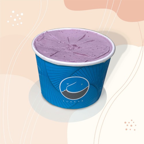 blackberry cheesecake gelato cup