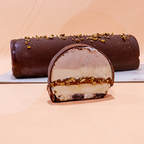 Snickers gelato - Snickers gelato
chocolate gelato
Peanut butter
caramel
chocolate