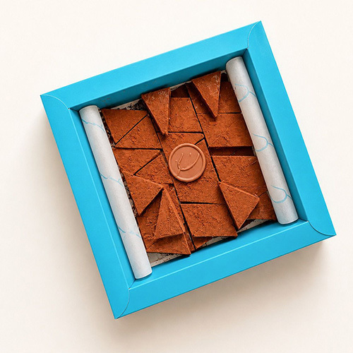 Chocolate Hazelnut Triangles