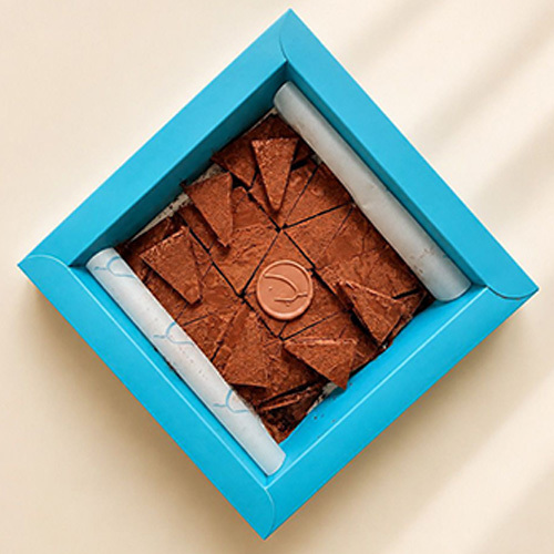 Chocolate Date Triangles