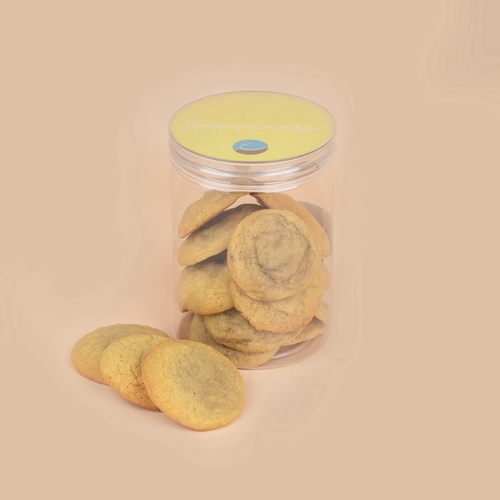 HAPPINESS JAR - A group
of wonderful chocolate stuffed cookies that add happiness and calm to your day