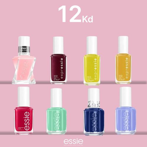 Essie Nail Polish 8 - Essie nail polish Made in USA Essie taxi hopping 300 Essie Essie we don't mesh 298 Essie Breaking The Bold 260 Essie couture curator - gel couture 140 Essie license to thrill 1769 Essie it's high time 1776Essie don't burst my bubble - 1774
Essie Pjammin' all night - 271