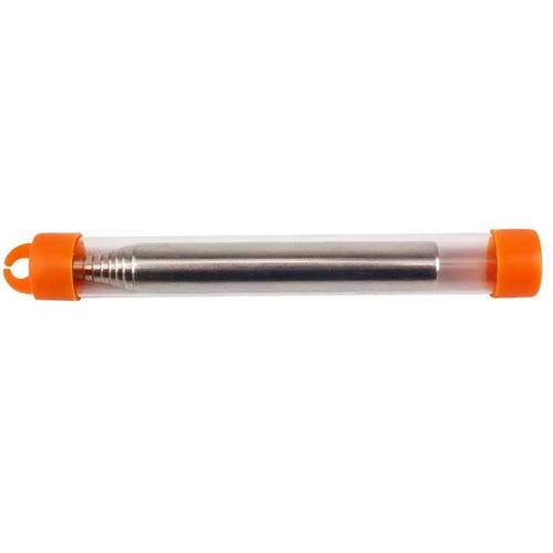 AIR BLOWER STRAW - MANUAL AIR BLOWER GREAT FOR STARTING YOUR FIRE MADE FROM STAINLESS STEEL FOR DURABILITY COMES WITH STORAGE TUBE AND CAN BE FOLDED