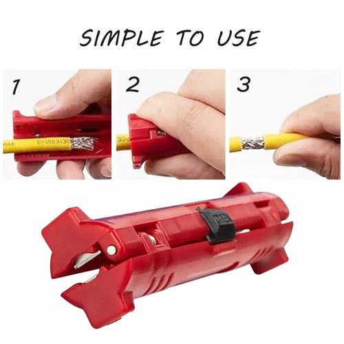 Wire stripping - wire stripper  pocket size made from environmental plastic size: 10x2.2cm