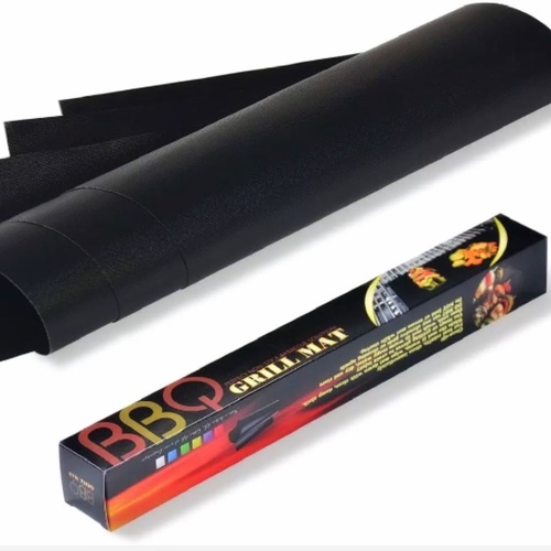 GRILL MAT BBQ - Save your time for cleaning BBQ grill oven without meat sticking , each package contain 3 mat  size: 33x40 cm