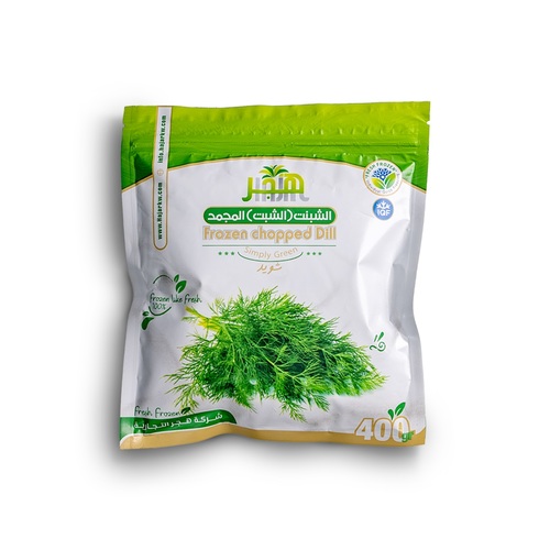 Frozen chopped dill 400 gm - Frozen chopped dill