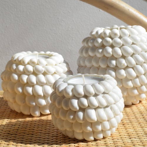 Shells Candle Holder Set of 3