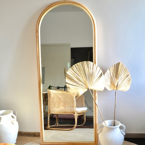 Arch Bamboo Mirror - 70x170cm