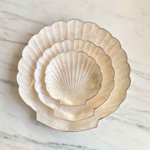 Casa Palma - mother of pearl clams dishes set of 3