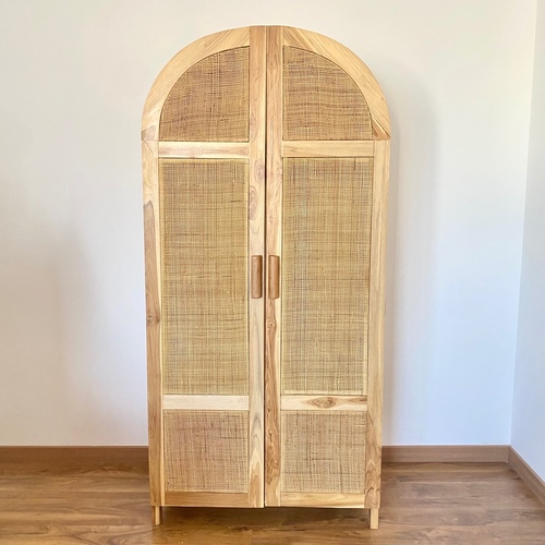 arch teakwood cabinet