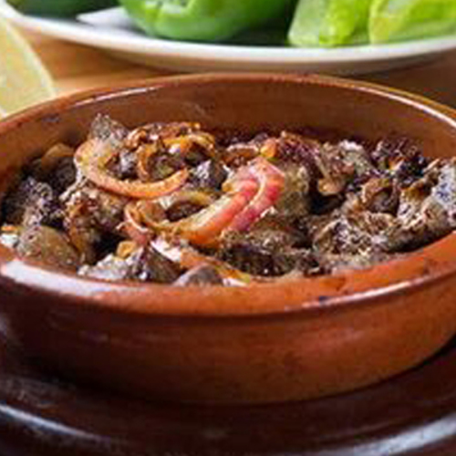 Mayar Chicken Liver - On Mayar's Special Recipe. Fresh Liver Fried with Butter, Spices & Onions.