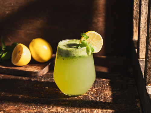 LEMON WITH MINT