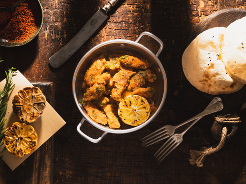 Coriander and Garlic Chicken Wings - Wings with Garlic Chicken Wings, Coriander, Garlic, Lemon Dressing.