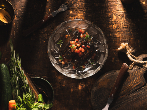 Eggplant In Oil - Eggplant Stuffed With Rice Meat & Herbs .