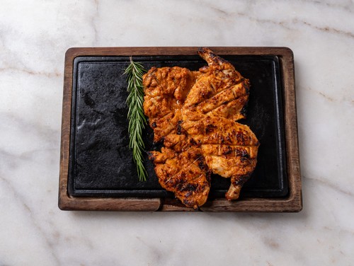 Boneless Chicken - Fresh Boneless Local Chicken Marinated in Spices. Grilled on Coal.