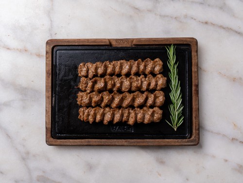 Mayar Restaurant - Kabab Halabi - Skewers Kebab Prepared From Fresh Lamb Marinated with Spices Grilled on Coal.