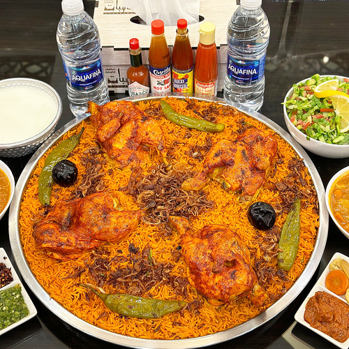 monasabat restaurant - Chicken red kabsa tray